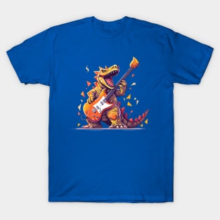 dinosaur guitarist T-Shirt